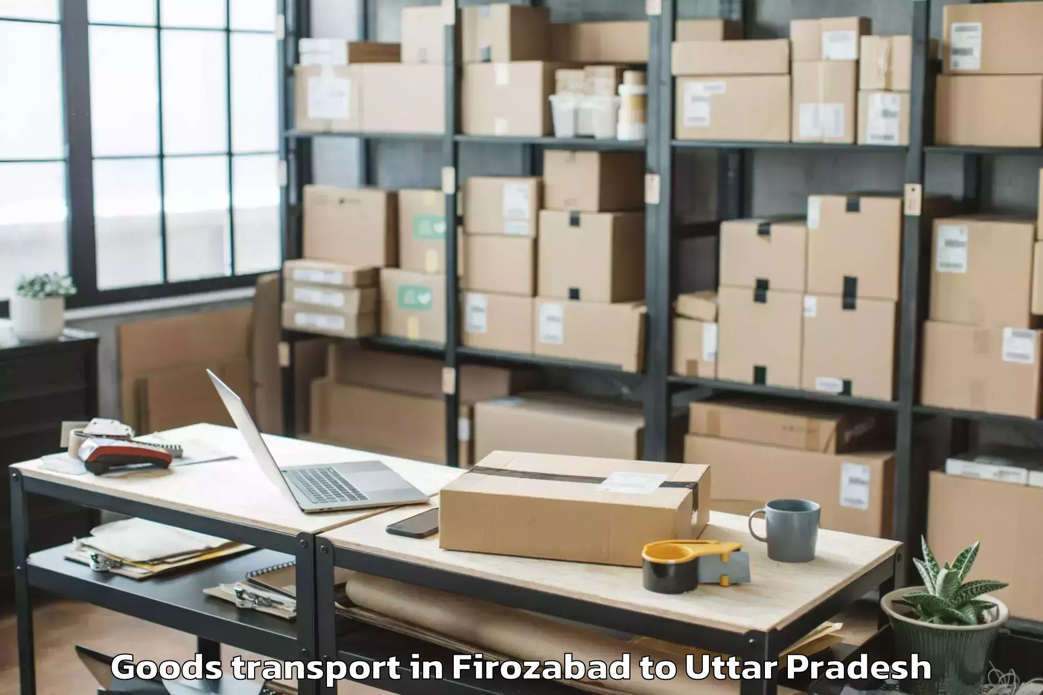 Top Firozabad to Etawa Goods Transport Available